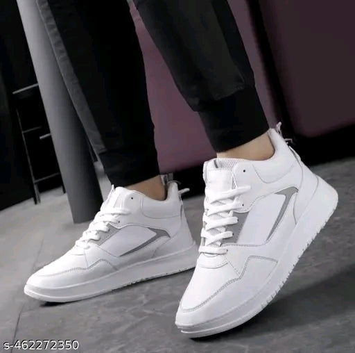 Premium White High-Top Sneaker For Men